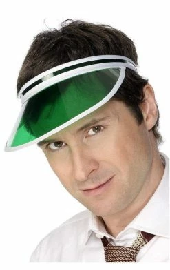 Smiffys All Themes Green Poker Visor Accessory