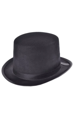 Bristol Novelty Black Felt Tophat