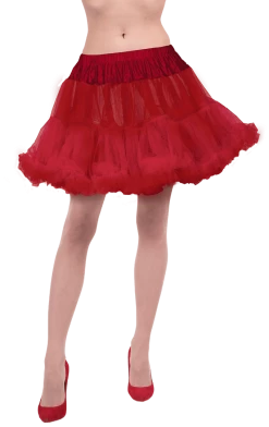 Orion Costumes All Themes Red Frilled Petticoat