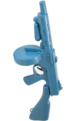 Smiffys Blue Tommy Gun Toy All Themes