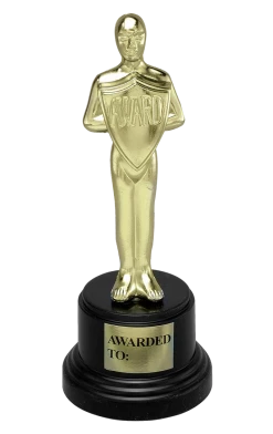 Bristol Novelty Gold Statue Trophy Accessory All Themes