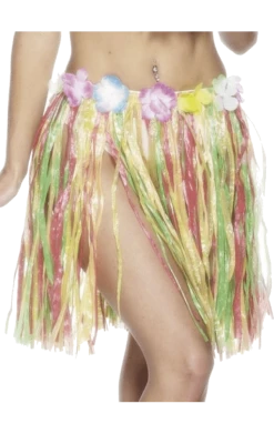 Smiffys 46cm Hawaiian Hula Skirt Multicolour All Themes