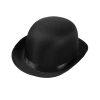 Smiffys All Themes Black Bowler Hat 1 Smiffys All Themes Black Bowler Hat