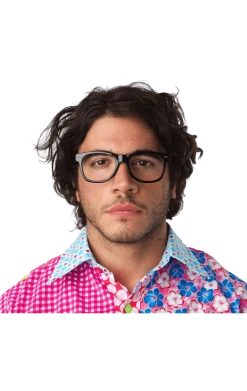 Palmer Black Lensless Rock N Roll Glasses All Themes