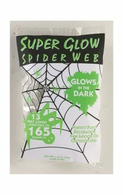 Palmer All Themes Super Glow Spider Web Decoration