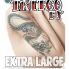Tinsley Transfers XL Dragon Temporary Tattoo All Themes