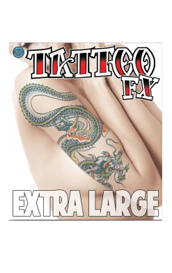 Tinsley Transfers XL Dragon Temporary Tattoo All Themes
