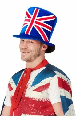 Generic Adult Unisex Union Jack Top Hat