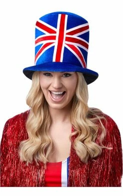 Generic Adult Unisex Union Jack Top Hat