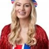 Generic Adult Unisex Plastic Union Jack Bowler Hat Around The World