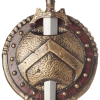 California Costumes All Themes Spartan Combat Shield And Sword