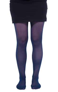 Rubies Adult Thick Translucent Tights Blue All Themes