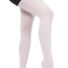 Rubies All Themes Adult Thick Translucent White Tights