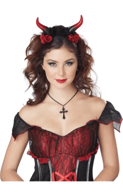 California Costumes Adult Rose Devil Horns Accessory All Themes
