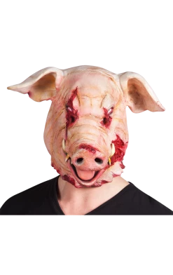 Generic Bloody Latex Pig Facepiece Accessories