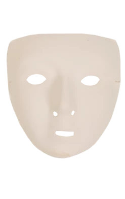 Smiffys White Robot Ghost Facepiece