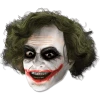 Rubies Adult The Joker Facepiece With Hair Accessory All Themes