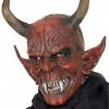 Smiffys All Themes Adult Devil Facepiece With Horns Accessory