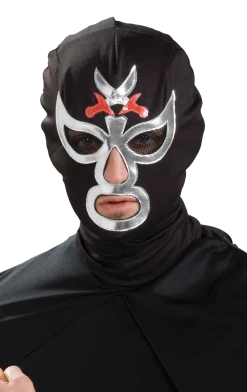 Bristol Novelty Macho Wrestling Facepiece Accessory All Themes