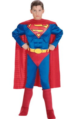 Rubies Kids Muscle Chest Superman Costume