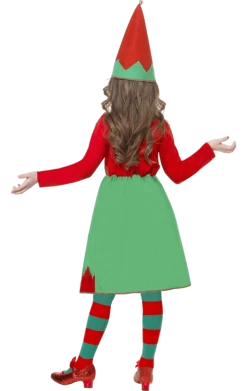 Smiffys Kids Elf Girl Christmas Costume