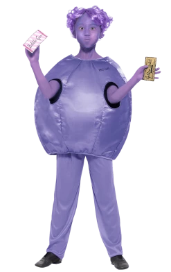 Smiffys Childrens Violet Beauregarde Costume