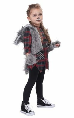 California Costumes Kids Costumes Kids Wee-Wolf Girl Costume