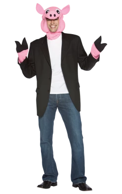 Rasta Imposta Adult Pig Costume Kit All Themes