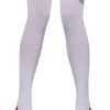 Smiffys All Themes Womens White Bow Stockings