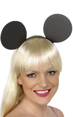 Smiffys Cartoon Mouse Ears Accessory