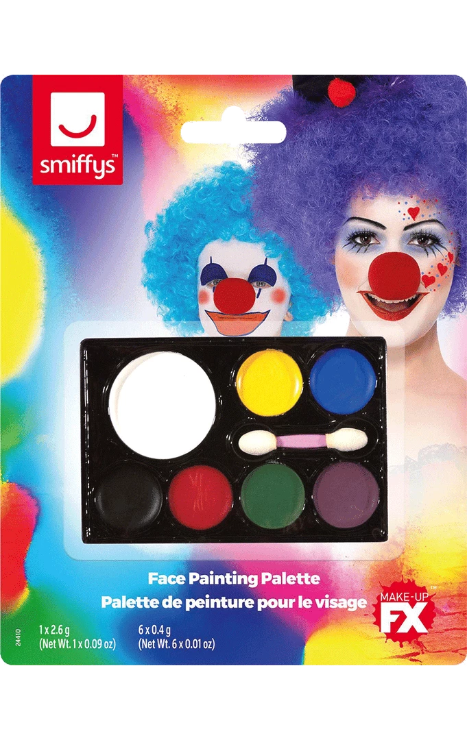 Smiffys Face Paint Palette All Themes 3 Smiffys Face Paint Palette All Themes