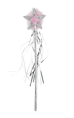 Smiffys Silver Twinkle Star Wand Accessory All Themes