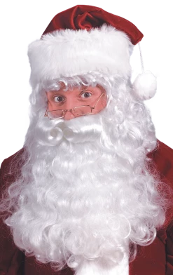 Palmer Curly Santa Beard And Wig Set All Themes