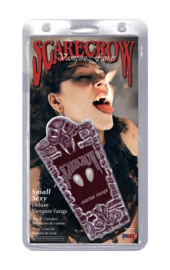 Scarecrow Small Deluxe Vampire Fangs All Themes