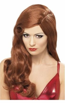 Smiffys Adult Silver Screen Siren Wig