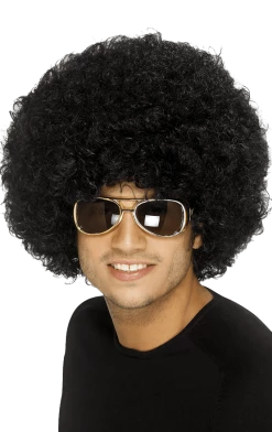 Smiffys Funky Black Afro Wig Accessory All Themes