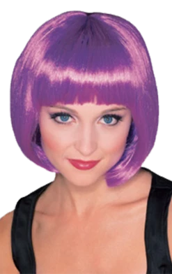 Rubies Purple Super Model Wig All Themes