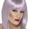 Smiffys All Themes Glam Wig (Lilac) 2 Smiffys All Themes Glam Wig (Lilac)