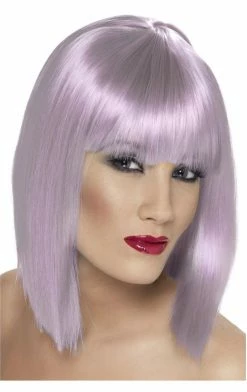 Smiffys All Themes Glam Wig (Lilac)