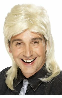 Smiffys Mullet Wig (Blonde)