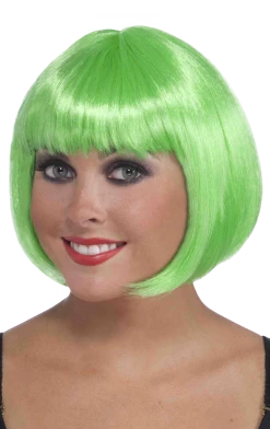Morris Costumes All Themes Neon Green Wig