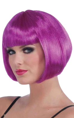 Morris Costumes Neon Purple Wig
