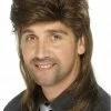 Smiffys Mullet Wig (Brown) All Themes