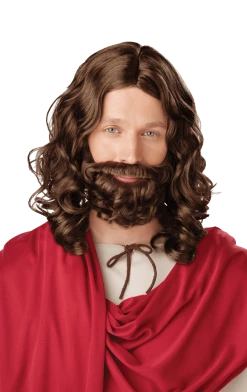 California Costumes Jesus Wig And Beard Accessory All Themes