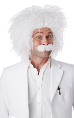California Costumes All Themes Einstein Wig And Moustache Accessory