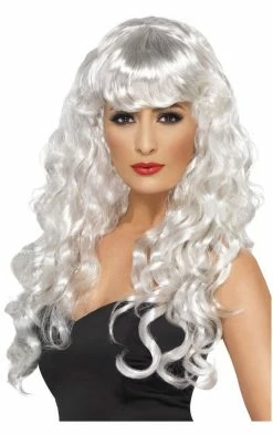 Smiffys Siren Wig WHITE