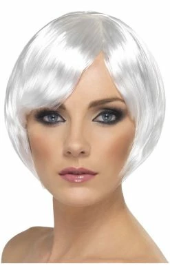 Smiffys All Themes Babe Wig (White)