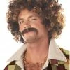 California Costumes Disco Dirt Bag Wig And Moustache