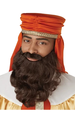 California Costumes Brown Wise Man Beard All Themes