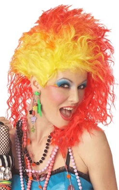 California Costumes Cyndi Lauper Wig All Themes